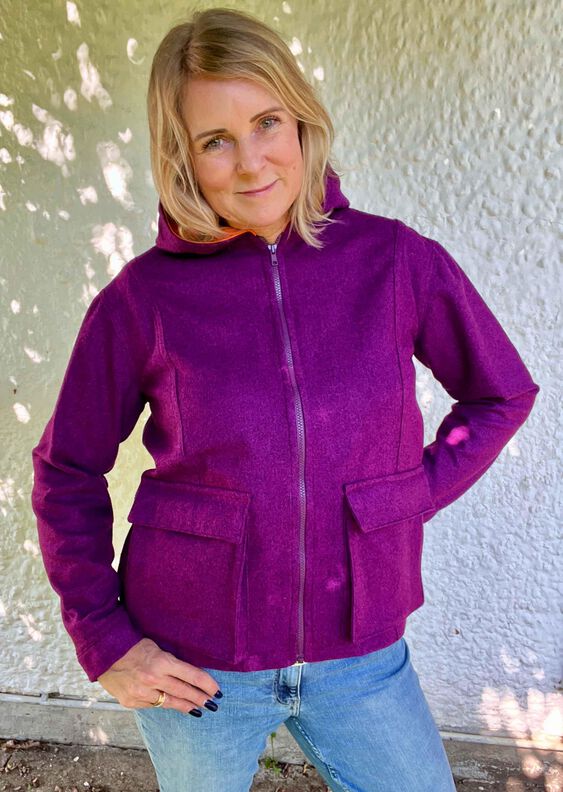 Boxy Jacke im Worker Style JACAREI (34-56) image number 4
