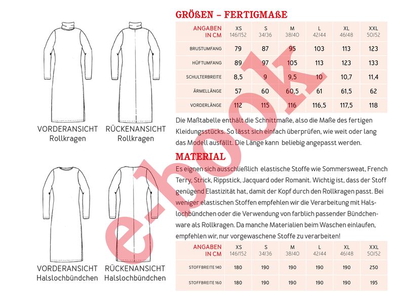 FRAU NORA - Sweatkleid mit Schlitz  XS-XXL image number 9