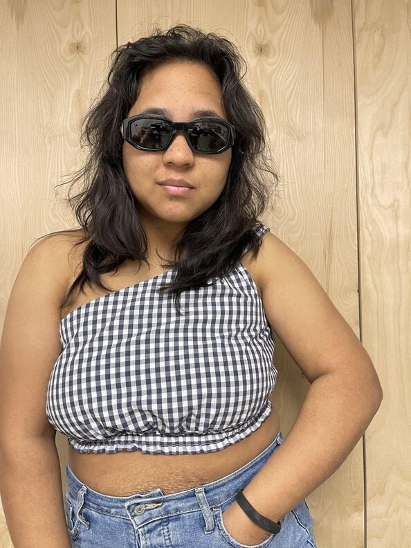 Asymmetrisches Crop Top image number 6