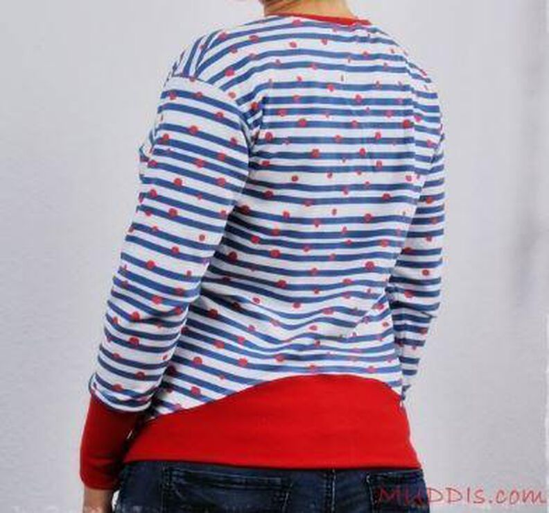 Ebook/Nähanleitung Halbarm-Sweater DAXI Gr. 32 - 48 image number 4