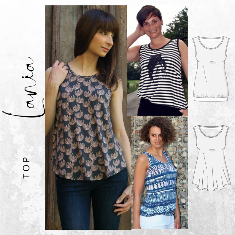 TOP LANIA Gr. XS-XXL  Ebook Schnittmuster image number 1