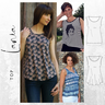 TOP LANIA Gr. XS-XXL  Ebook Schnittmuster thumbnail number 1