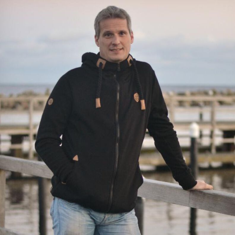 Sweatjacke Herren Schnittmuster Gr. XS-4XL - MANUC #133 image number 1