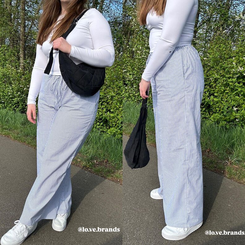 Mid Waist Stoffhose  image number 6
