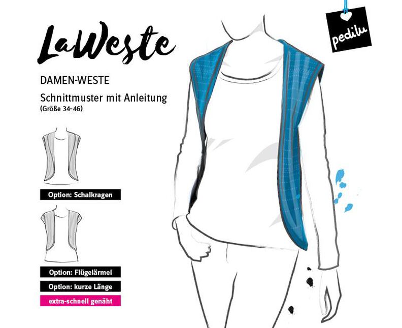 E-Book »LaWeste« (34–46) – Offene Jersey-Weste image number 4