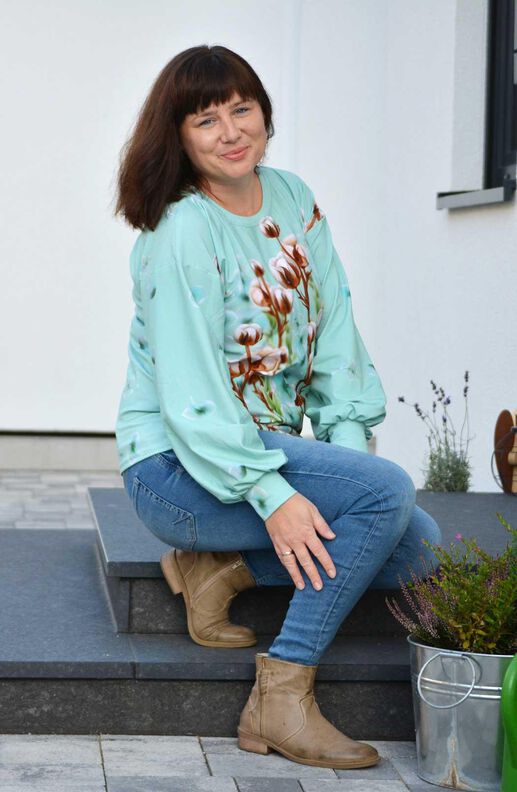 Jersey Bluse (32-56) CASTANHA Damen Shirt Schnittmuster image number 6