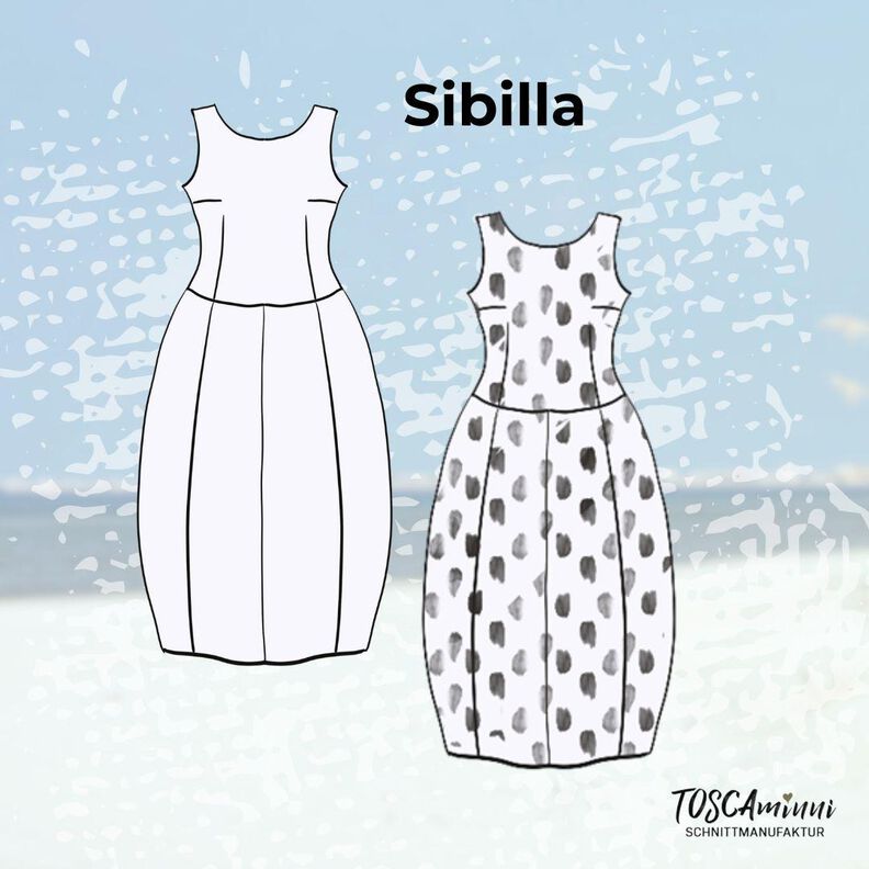 Schnittmuster Kleid Sibilla | Leinenkleid mit Ballonrock image number 4