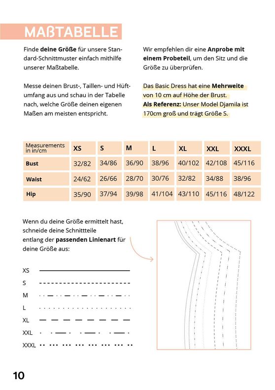 Leinenkleid Schnittmuster Damen XS-XXXL Minikleid image number 9