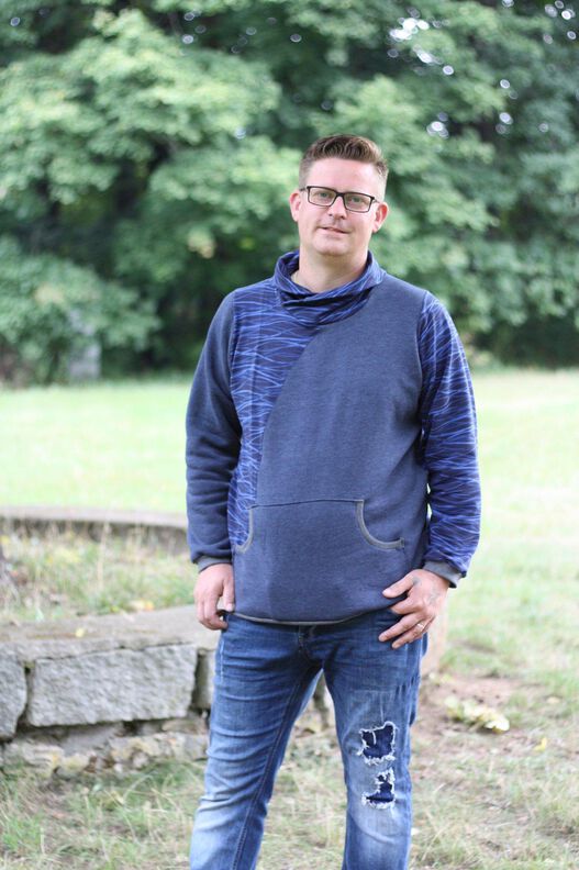 HERRENHOODIE XS - XXL MIT TEILUNG UND TASCHEN image number 5