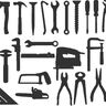Werkzeug Silhouetten Stickdatei thumbnail number 1
