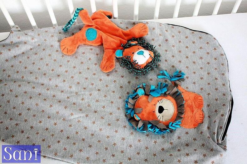 Löwenstarkes Kombipaket: Appliziervorlage Löwe Theo & Nähanleitung Theo Tatzenherz zum Vorteilspreis  image number 3
