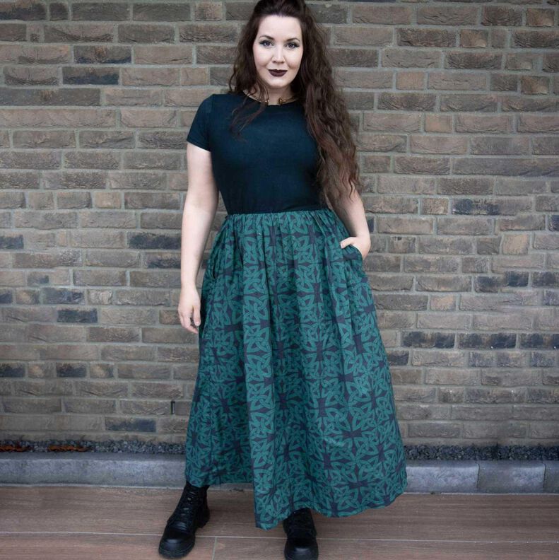 Kleid SUZANA (32-58) Materialmix Schnittmuster image number 5