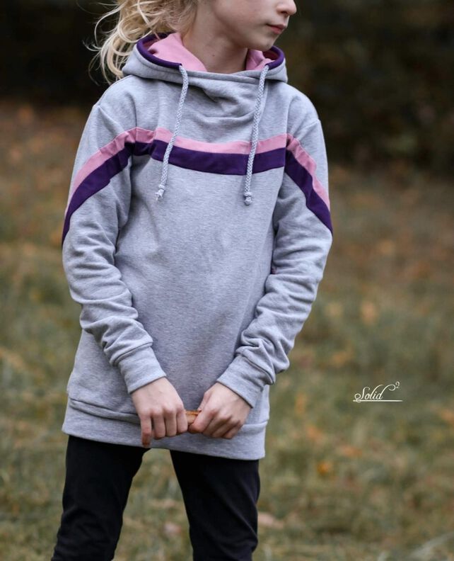 Kombi E-Book Hoodie Farbenbogen Gr. 68 - 140 image number 2