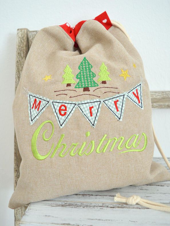 Stickdatei Merry Christmas 13x18cm image number 2