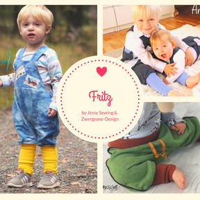 *Fritz* Latzhose, Knickerbocker, Shirt eBook Nähanleitung
