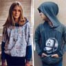 lovely hoodie 104-158 Kids & Teens Pullover Sweater Kapuze  thumbnail number 1