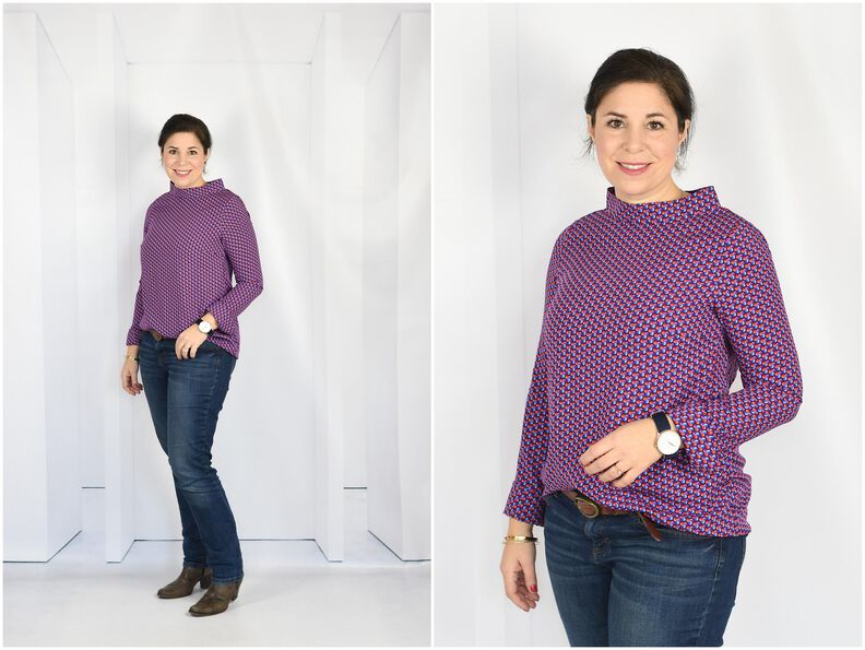 Ebook / Schnittmuster  Olivia-Bluse *mit A0-Datei + Video* image number 2