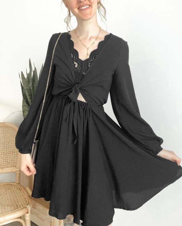 Kleid mit Knotendetail - A4 / A0 - GR. 34-50 image number 9