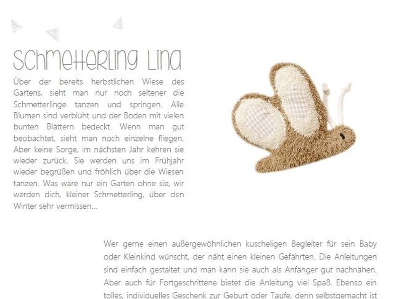 E-Book Schmetterling Lina - Nähanleitung und Schnittmuster image number 3