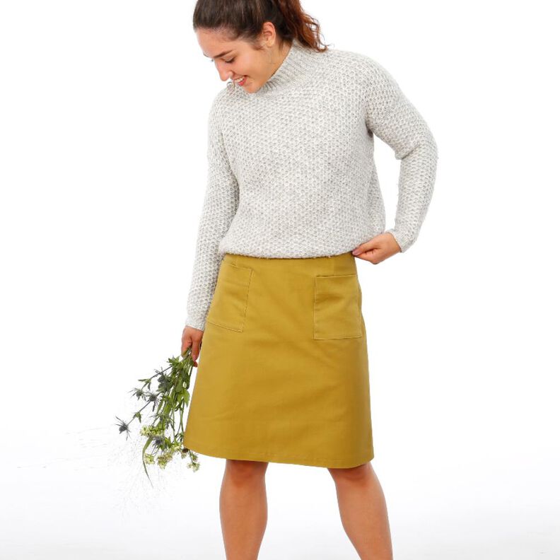 FRAU INA - Rock mit aufgesetzten Taschen XS-XXL image number 1