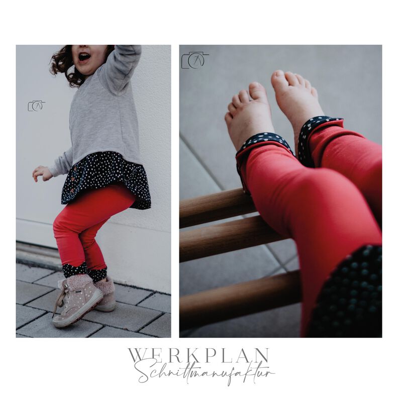 BEINWERK Leggings | 3 Weiten | Größe 92 bis 164 | A0 & A4 image number 8