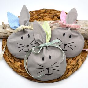 Nähanleitung Ostern Hasenbeutel mit Stickdatei und Plott