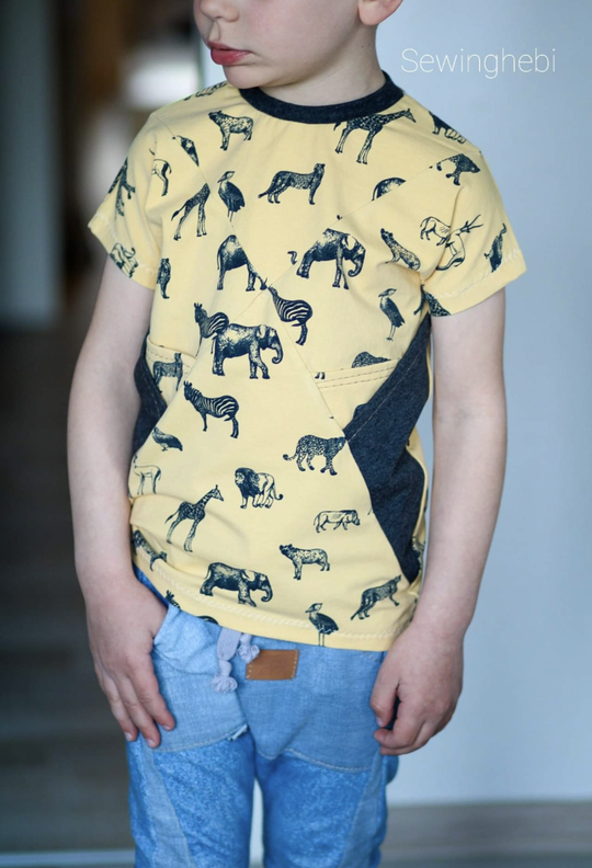 E-Book Oberteil Kreuzelini Größen 104 - 140 image number 6