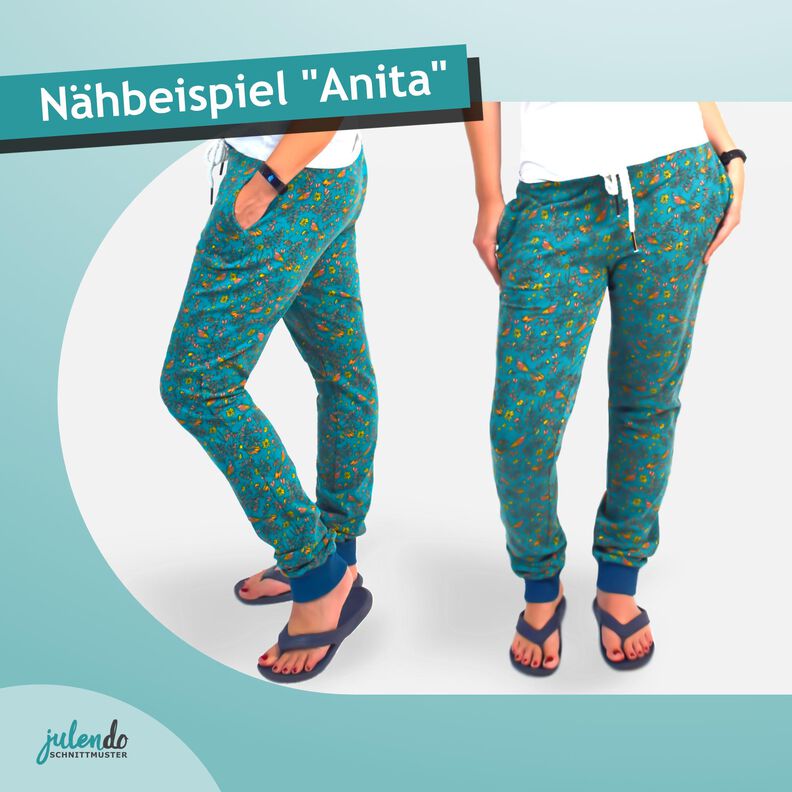 Jogginghose "Anita" , Gr.  32 bis 54 - Schnittmuster Ebenen image number 4