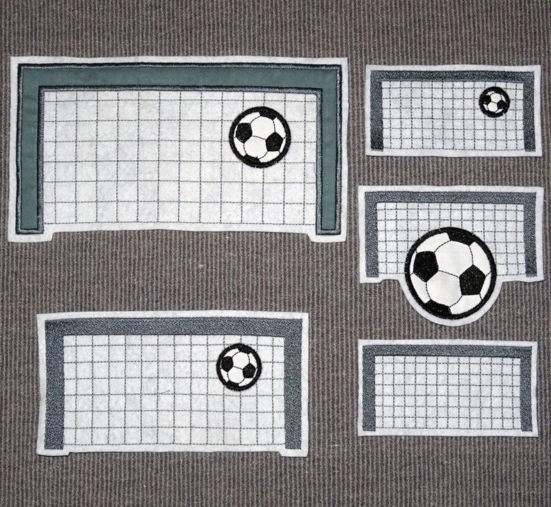 Fußball Tor Stickdatei image number 3