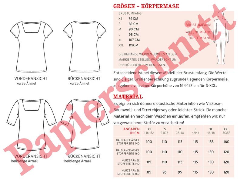 FRAU FRANKA - Shirt mit eckigem Ausschnitt XS-XXL image number 2