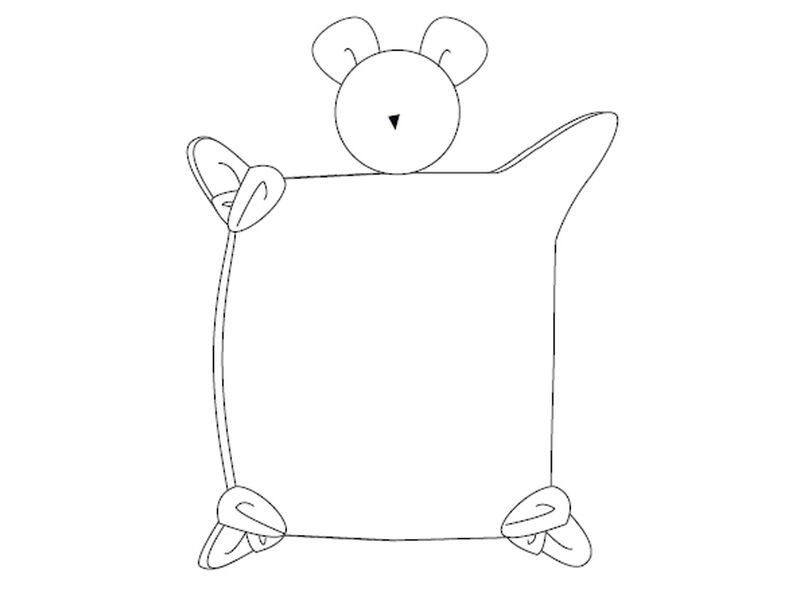TEDDY Schnittmuster Baby Kinder Kuscheltier Zahntuch image number 3