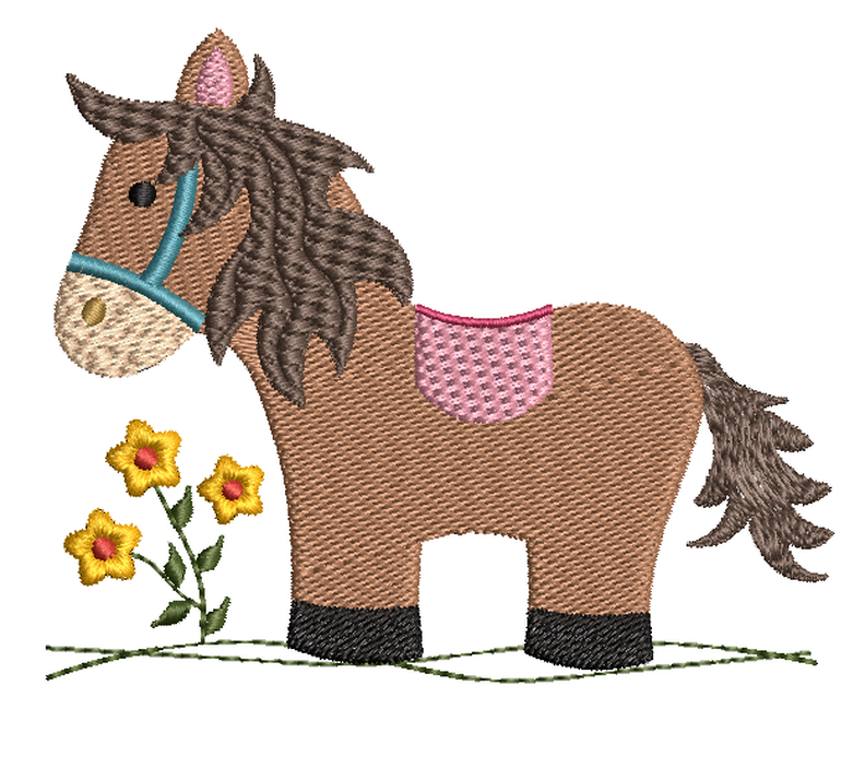 Stickdatei Pferd Vollstick image number 5