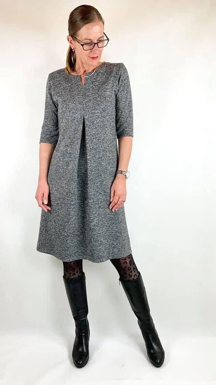 Lilly Kleid oder Shirt Nähanleitung und Schnittmuster 34-50 image number 6