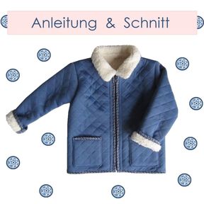 Schnitt und Anleitung Steppjacke  Gr.62-128