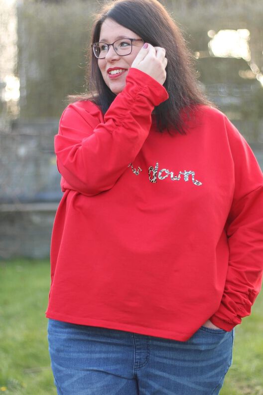 Sweater mit Kragen (34-58) LARANJA Schnittmuster image number 6