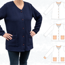 Damen Strickjacke „Nora“ mit Knöpfen BU 80-116, A4+A0 thumbnail number 11