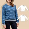 Tara – Bequemer Pullover mit Kängurutasche, BU 80-116, A4+A0 thumbnail number 1