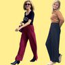 Damen Marlene Hose Weit High Waist AWAH ♥ Gr. 34-56 thumbnail number 3