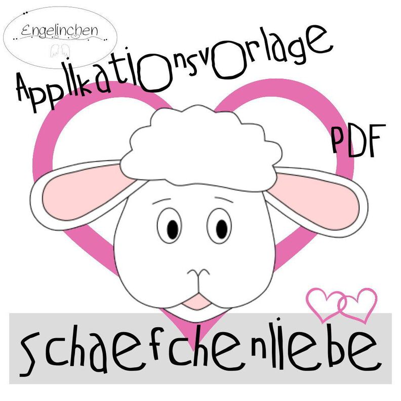 Applikationsvorlage Schäfchenliebe image number 1