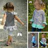 eBook Schnittmuster Shirt Lilli 74 - 140 Volantshirt thumbnail number 1