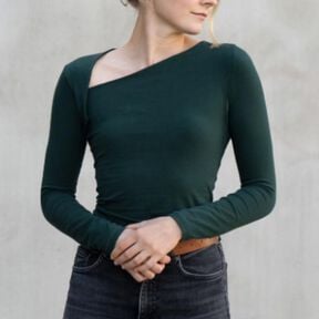 Asymmetrisches Langarmshirt "Alea" - Gr. 34 - 46