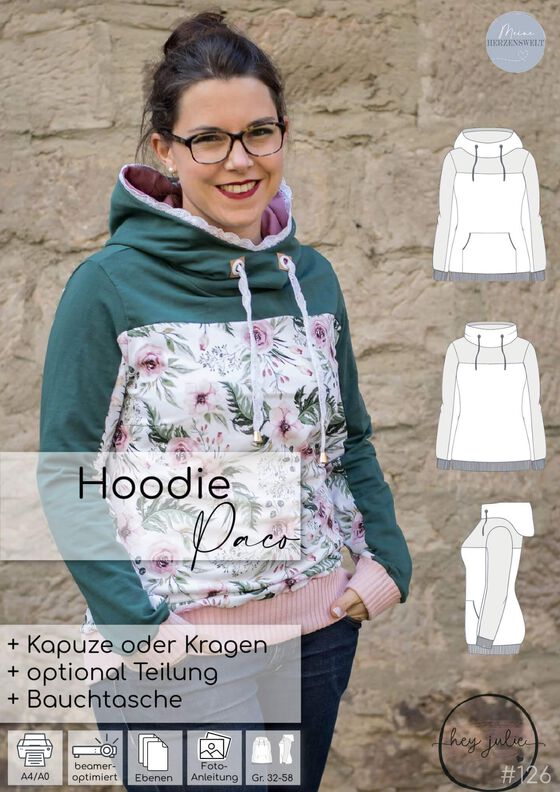Hoodie Kinder & Damen & Herren - Paco image number 6