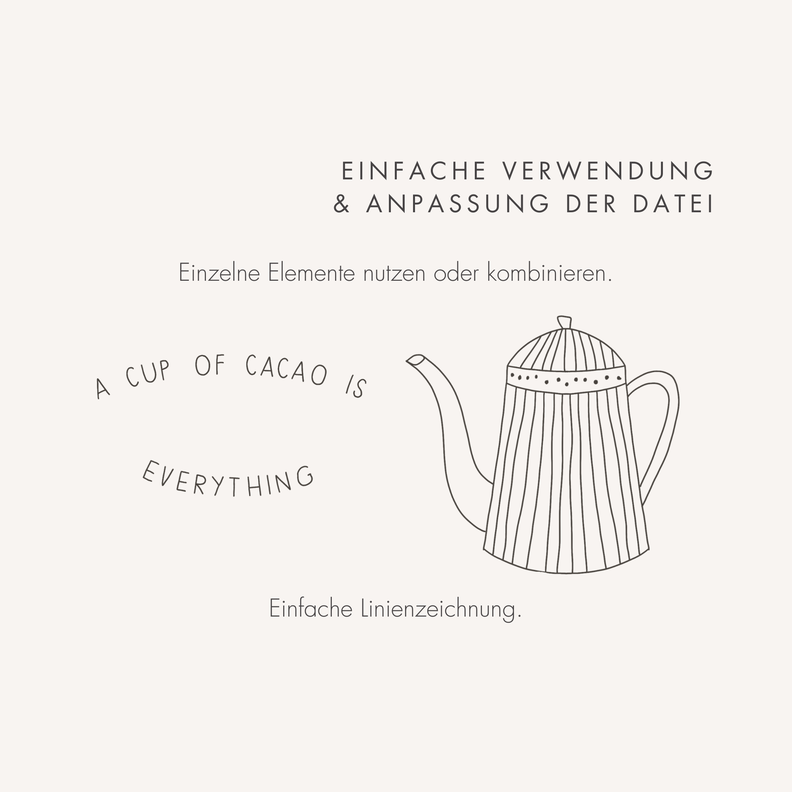Plotter- und Laserdatei "CUP" SVG PNG image number 3