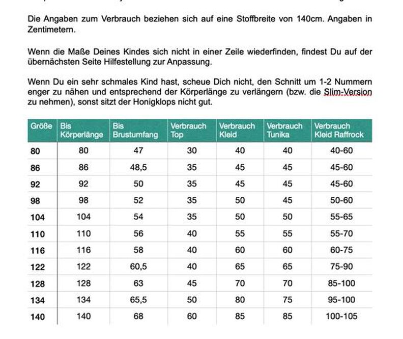 Der Honigklops Anleitung/SM Gr. 80-140 image number 9
