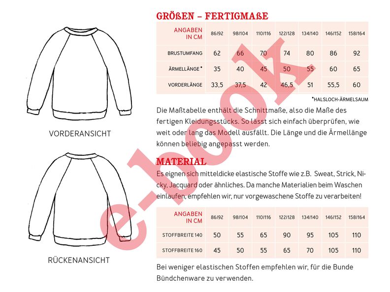 SVENNI - Kinderpullover mit Raglanärmeln 86-164 image number 9