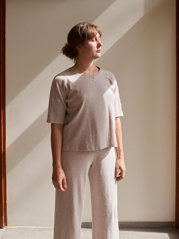 Clay Culotte / Jersey Hose / Yoga Hose image number 2