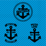 Plotterdatei »It’s Nautical!« – Set Anker (3er) thumbnail number 1