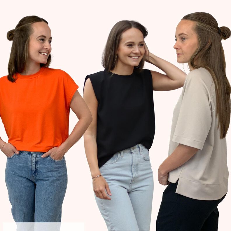 3 Sommershirts - Basic Schnittmuster image number 1