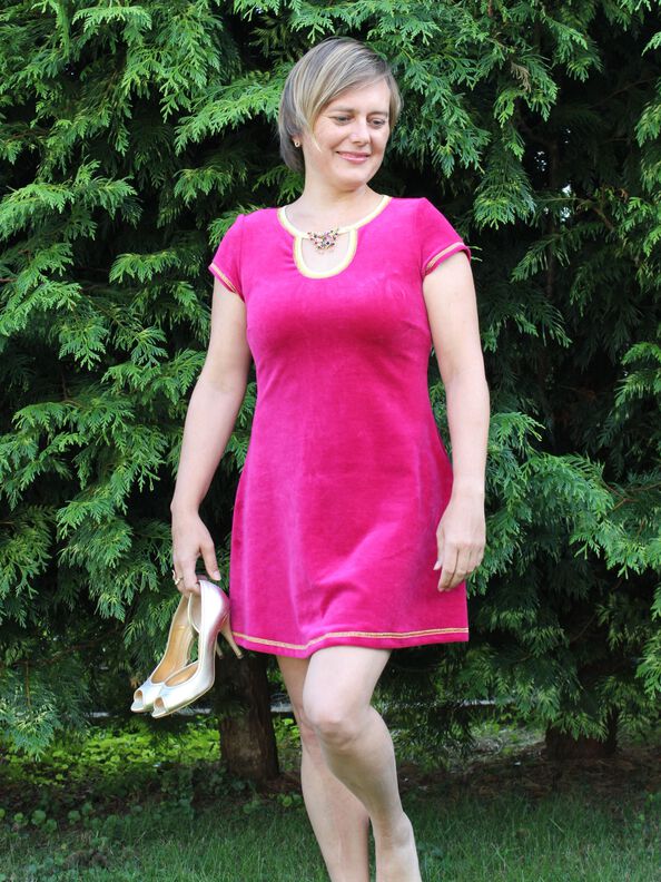Petite SAMBA Kleid oder Shirt Gr. 34-50 PDF-Schnitt A4, A0 image number 5