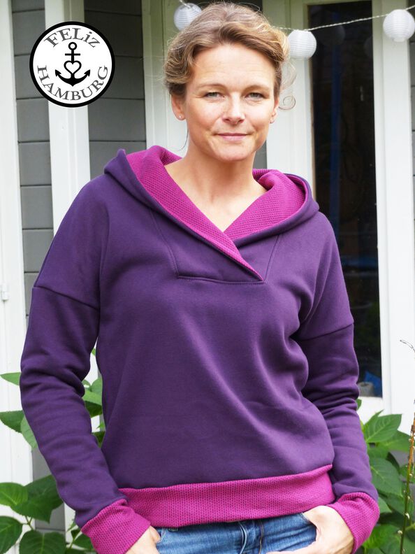 Ebook / Schnittmuster lillesol women No.58 Oversize-Hoodie image number 6